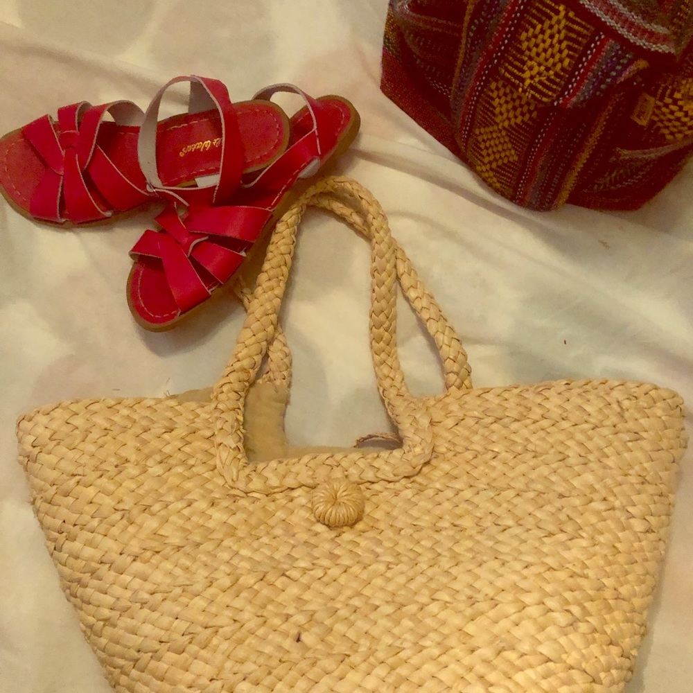 Darling Straw Beach Bag